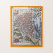 Vintage Amsterdam-Karten-Grüße von Holland Puzzle (Vertikal)