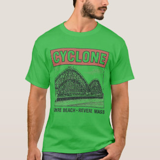 Vintage amusement park CYCLONE REVERE BEACH • REVE T-Shirt
