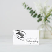 Vintage Analogkamera Fotografie Visitenkarte (Stehend Vorderseite)