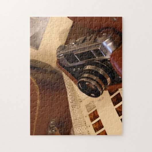 Vintage Analogkamera Puzzle (Vertikal)