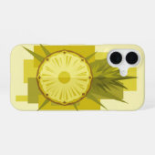 Vintage-Ananas auf Block iPhone 16 Hülle (Rückseite (Horizontal))