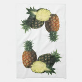 Vintage Ananas, Bio Obst Geschirrtuch (Vertikal)