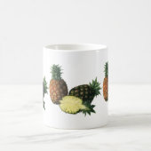 Vintage Ananas, Bio Obst Kaffeetasse (Mittel)
