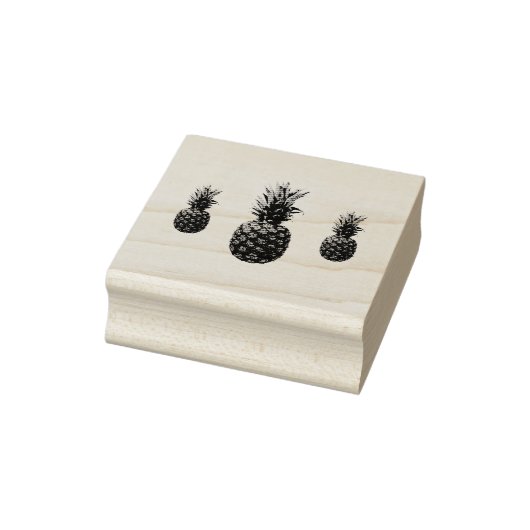 Vintage Ananas Gummistempel (Stempel)