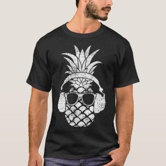 Vintage Ananas Hawaiian Aloha Strand Fruchtcocktai T-Shirt