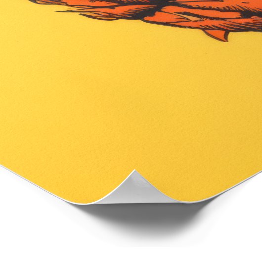 Vintage Ananas Poster (Ecke)