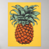 Vintage Ananas Poster (Vorne)