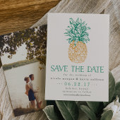 Vintage Ananas Save the Date