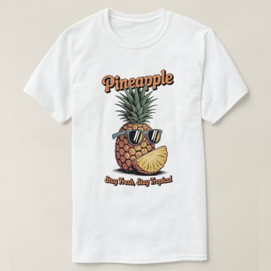 Vintage Ananas T-Shirt (Design vorne)