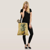 Vintage Ananas und Kalligraphie wunderschön Tasche (Am Model)