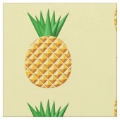 Vintage Ananas Zeichnend Muster Stoff (Nahaufnahme)