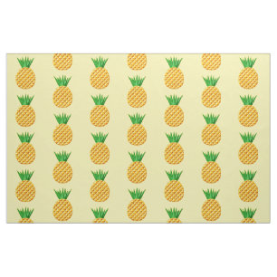 Vintage Ananas Zeichnend Muster Stoff