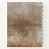 Vintage anatomical illustration of the human heart notizblock (Rückseite)