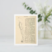 Vintage Anatomie | Armvenen (ca. 1852) Postkarte (Stehend Vorderseite)