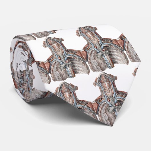 Vintage Anatomie des Menschen Krawatte (Gerollt)