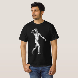 Vintage Anatomie des Menschen, Muskelmuskeln T-Shirt
