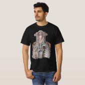 Vintage Anatomie des Menschen T-Shirt (Vorne ganz)