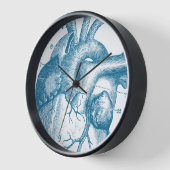 Vintage Anatomie des menschlichen Herzens Uhr (Winkel)