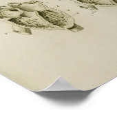 Vintage Anatomie des menschlichen Herzens und der Poster (Ecke)