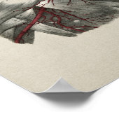 Vintage Anatomie des menschlichen Nackens Poster (Ecke)