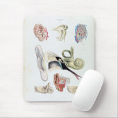 Vintage Anatomie des menschlichen Ohrs Mousepad (Mit Mouse)