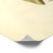 Vintage Anatomie Druckknochen Schulterklopfen Poster (Ecke)