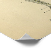 Vintage Anatomie Druckkunde Poster (Ecke)