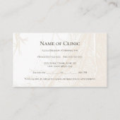 Vintage Anatomie Erinnerung des menschlichen Herze Terminkarte (Rückseite)