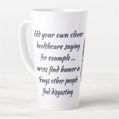 Vintage Anatomie Herzorgane gesund Milchtasse (Linke Ecke)