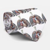 Vintage Anatomie Lunge Herzorgane Blut Krawatte (Gerollt)