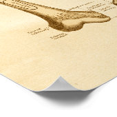 Vintage Anatomie Poster (Ecke)