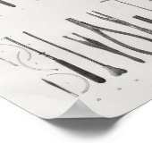 Vintage Anatomie von chirurgischen medizinischen G Poster (Ecke)