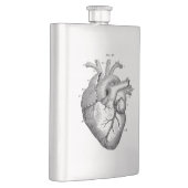 Vintage anatomische Herzflasche Flachmann (Rechts)