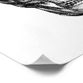 Vintage anatomische Illustration Poster (Ecke)