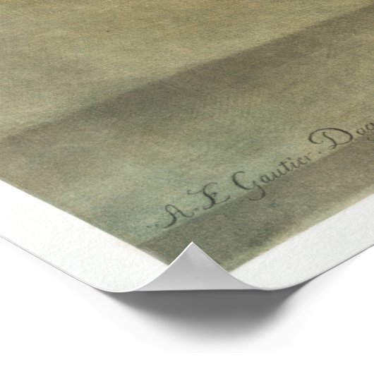 Vintage anatomische Illustration Poster (Ecke)