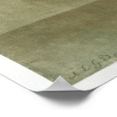 Vintage anatomische Illustration Poster (Ecke)