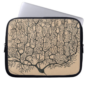 Vintage Anatomische Zeichnung Purkinje-Zelle Arzt Laptopschutzhülle