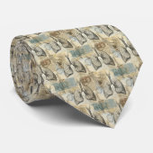 Vintage Anatomy Lungs Science Custom Necktie Krawatte (Gerollt)