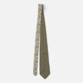 Vintage Anatomy Science Custom Necktie Krawatte (Rückseite)