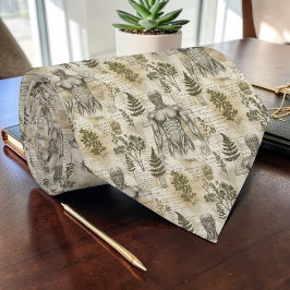 Vintage Anatomy Science Custom Necktie Krawatte