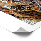 Vintage Ancient Mosaics (Pompei) Poster (Ecke)