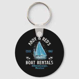 Vintage Andy and Red's Boat Repair Fishing Charter Schlüsselanhänger