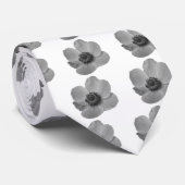 Vintage Anemone-Krawatte Krawatte (Gerollt)
