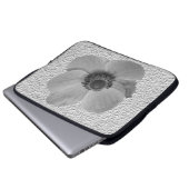 Vintage Anemone-Laptop-Tasche Laptopschutzhülle (Vorne Knopf)