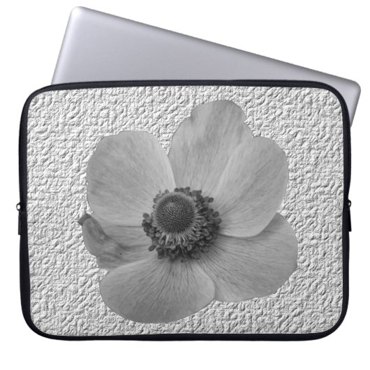 Vintage Anemone-Laptop-Tasche Laptopschutzhülle (Vorderseite)