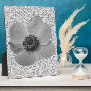 Vintage Anemone Plaque Fotoplatte