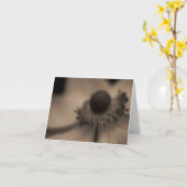 Vintage Anemonen-Gruß-u. Anmerkungs-Karte Karte (Gelbe Blume)