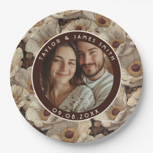 Vintage Anemonen verzaubern die Hochzeit im Hinter Pappteller