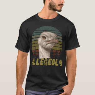 Vintage angeblich Strauß Retro T-Shirt