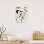 Vintage Angel Face Comic Strip Poster (Küche)